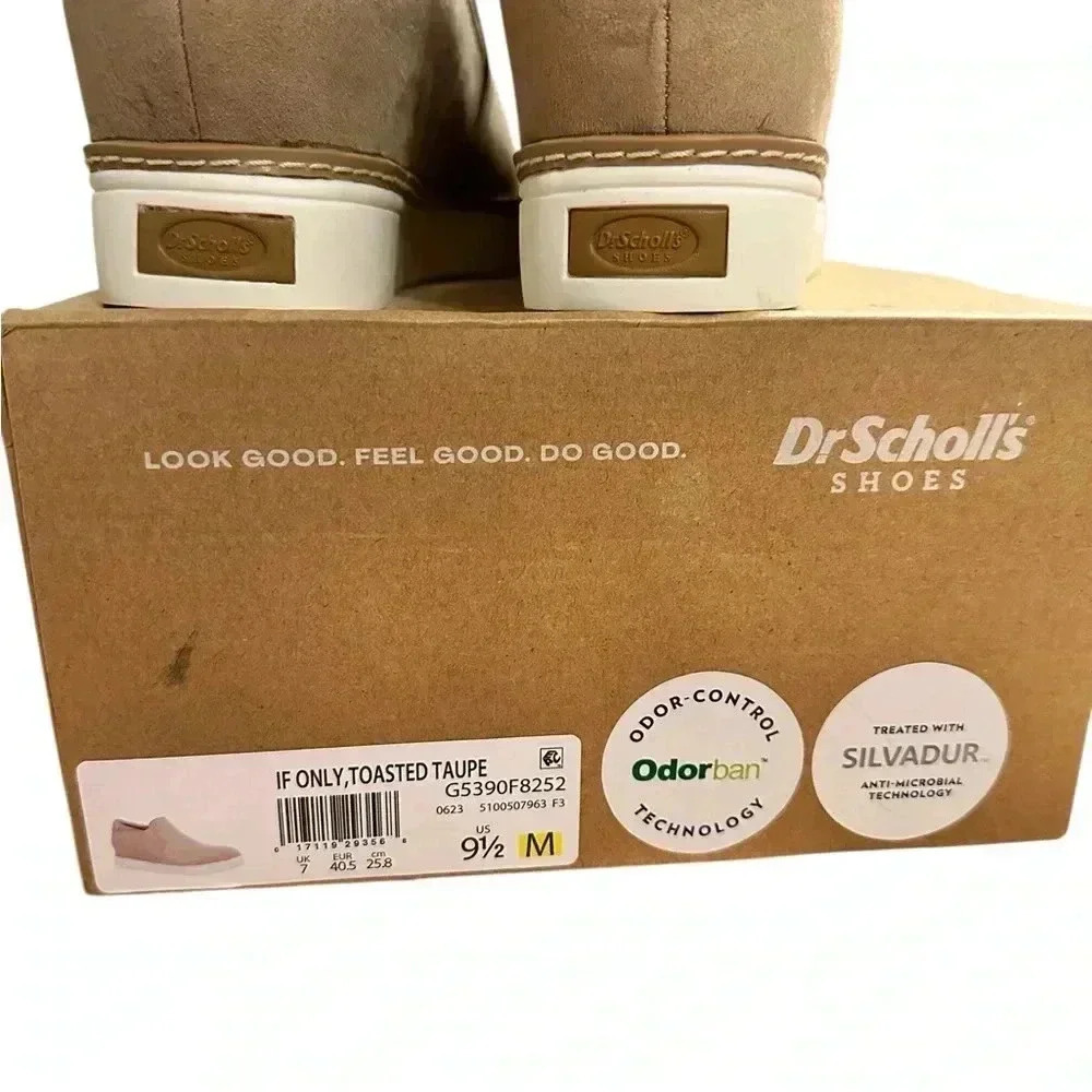 Dr. Scholls Women's If Only Slip-on Wedge Platform Sneaker Toasted Taupe 9.5M - Picture 4 of 8